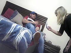 Spycam My Caught Me Masterbating And Made Me Finish So She Can Show Her Friends